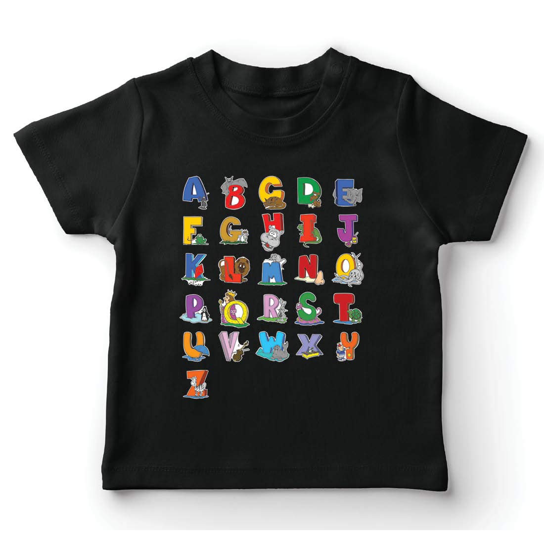 Lepni.me Kids Alphabet ABC Song T-Shirt - Fun & Educational Back to School or Graduation Gift for Toddlers & Children - Perfect for Classroom, Birthday Parties & Family Photos