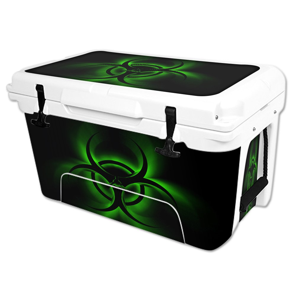 MightySkins Protective Vinyl Skin Cover for RTIC 45 qt Cooler (2016 Model) - Bio Glow Design | Durable Sticker Decal for Outdoor Camping, Picnics & Tailgating