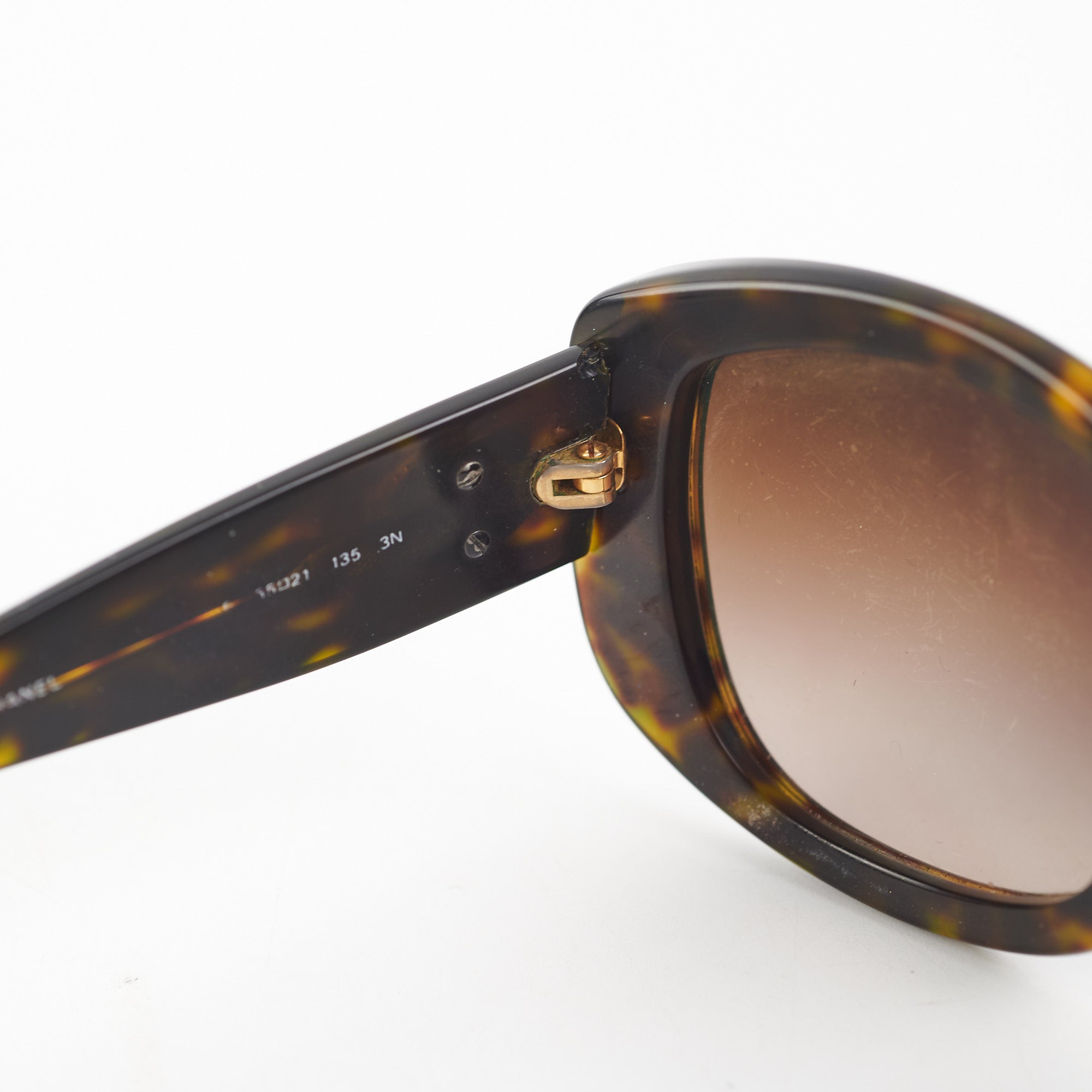 Chanel Tortoise Shell Sunglasses for Women - Classic Designer Shades for Fashion & Sun Protection - Perfect for Beach, Driving & Outdoor Activities