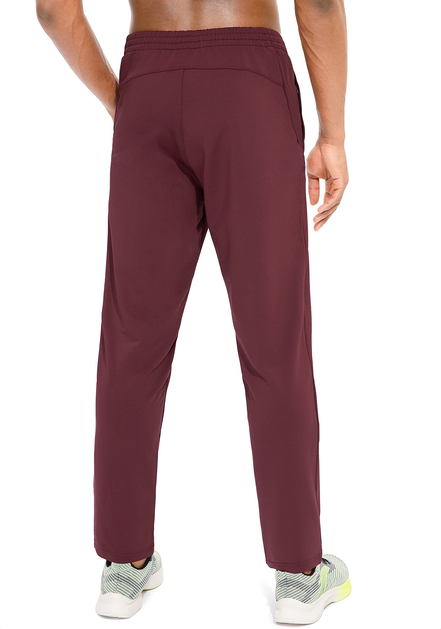 Men's Slim Fit Tapered Sweatpants with Zipper Pockets - Athletic Track Pants for Running, Workout & Exercise | Gym, Jogging & Casual Wear