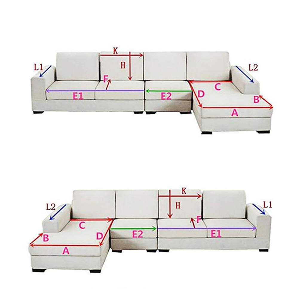 Soft Plush Sofa Slipcover - 90x210cm (35x83in) Stretchable Couch Cover with Anti-Slip Design for 1-4 Cushions, Furniture Protector in Brown | Perfect for Living Room, Family Room & Pet-Friendly Homes