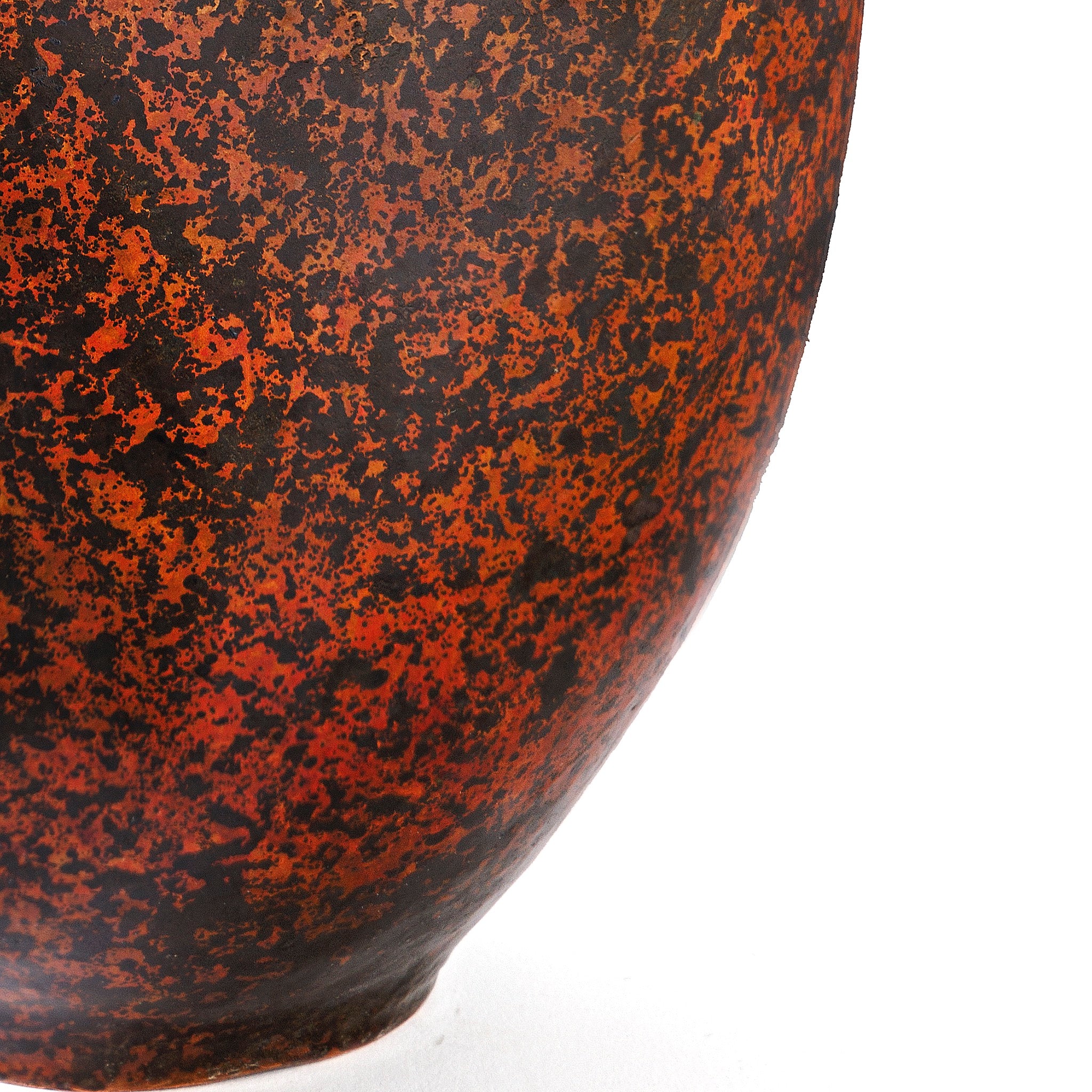 Claudius Linossier Dinanderie Vase - Handcrafted French Art Deco Copper Vase for Home Decor, Wedding Centerpiece & Luxury Gift