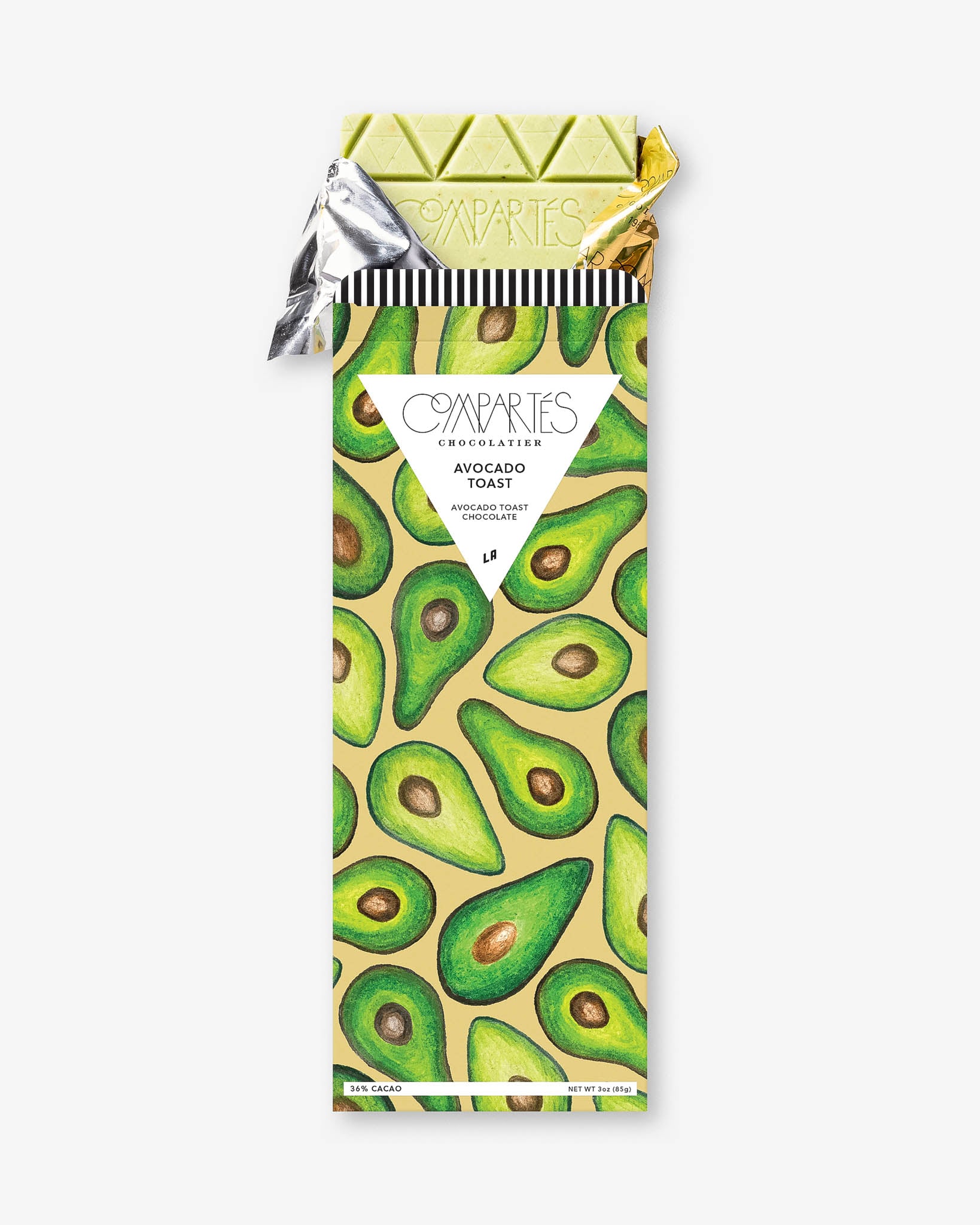 Delicious Avocado Toast Chocolate Bar - Healthy Vegan Snack for Breakfast, Dessert & Gifting - Perfect for Office, Travel & Home Enjoyment