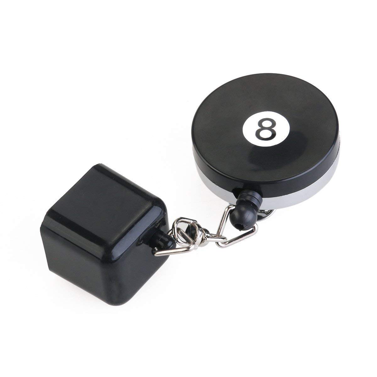 Delta Billiards Retractable Billiards Chalk Holder - 8-Ball Design for Pool Cues | Durable & Convenient Billiard Accessory for Professional & Home Use