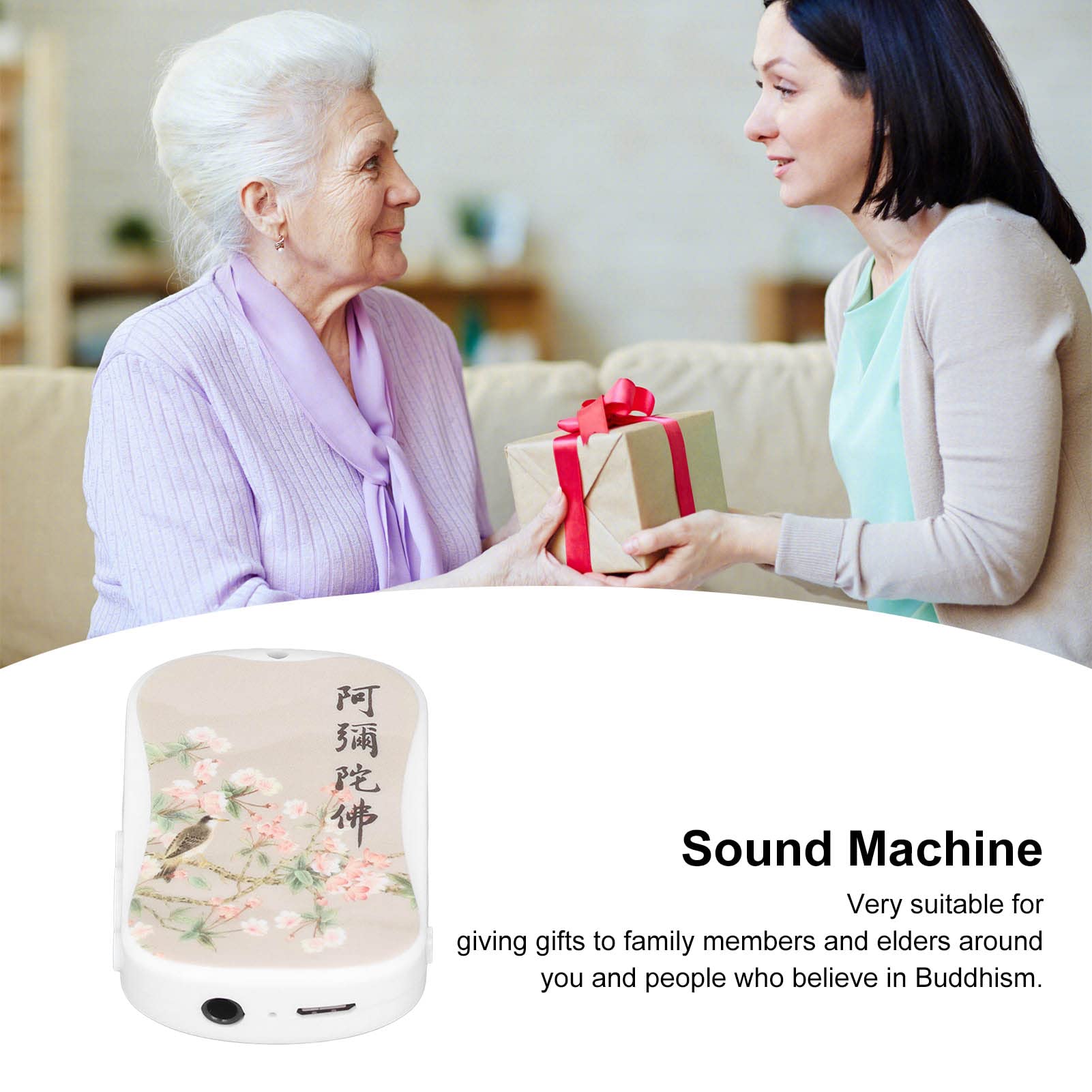Buddha Machine - Portable Mini Sound Player for Meditation, Relaxation & Focus - Pure Audio for Solo Retreats, Yoga & Mindfulness Practices