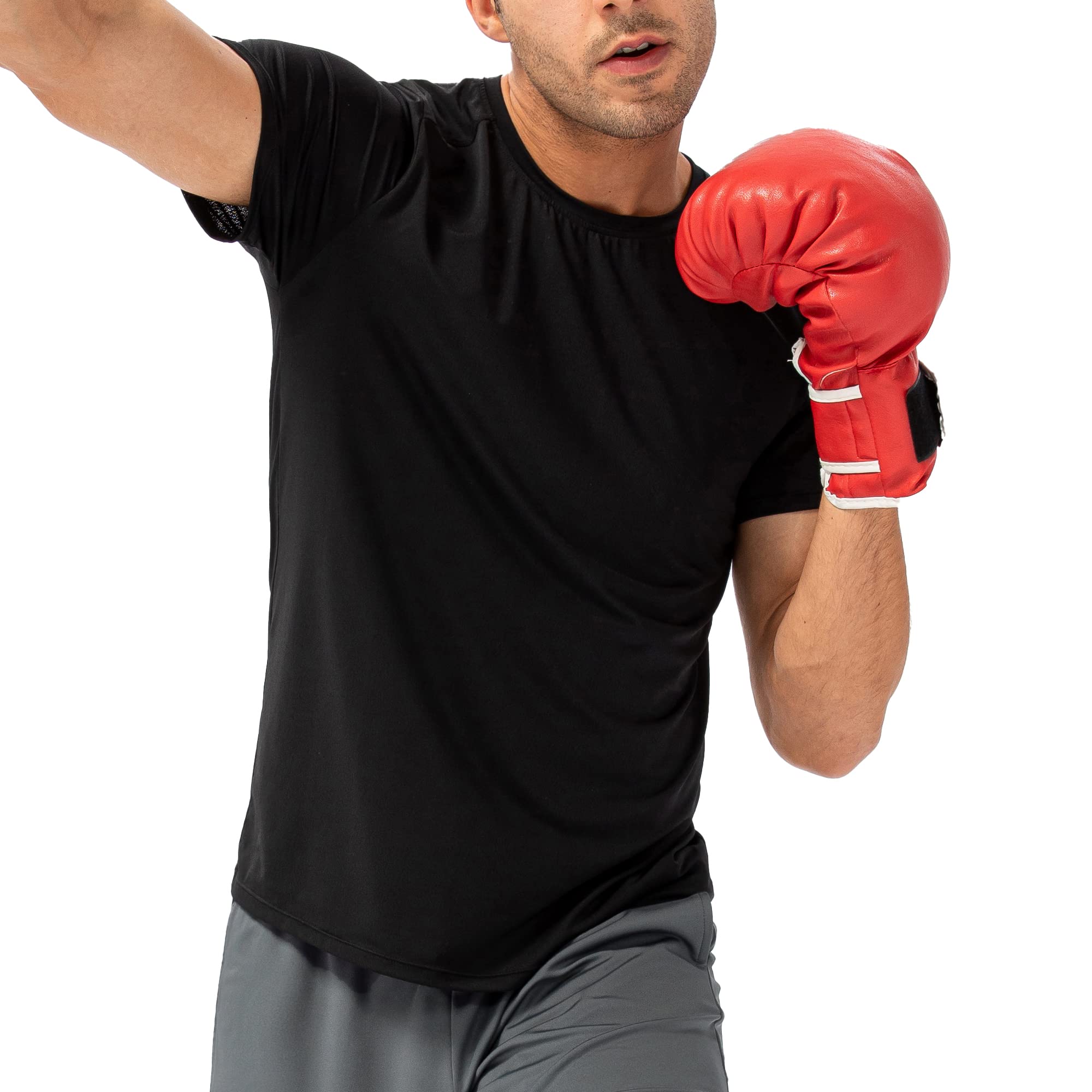 CloudMall Men's Workout Shirts - Moisture Wicking Quick Dry Athletic T-Shirts for Gym, Running & Sports | Breathable Activewear for Men