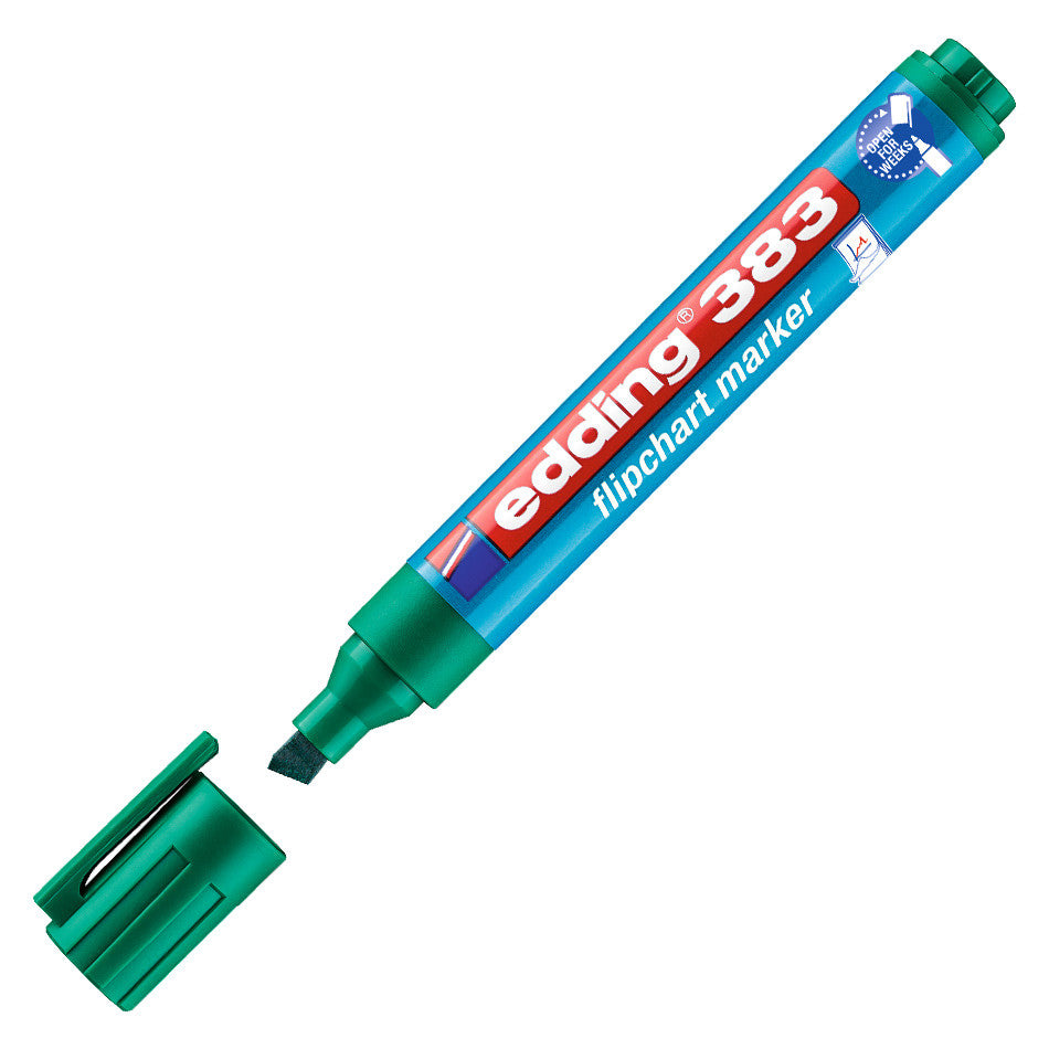 edding 383 Flipchart Marker - 12 Vibrant Colors, Non-Toxic & Quick-Drying - Perfect for Whiteboards, Presentations & Classroom Use