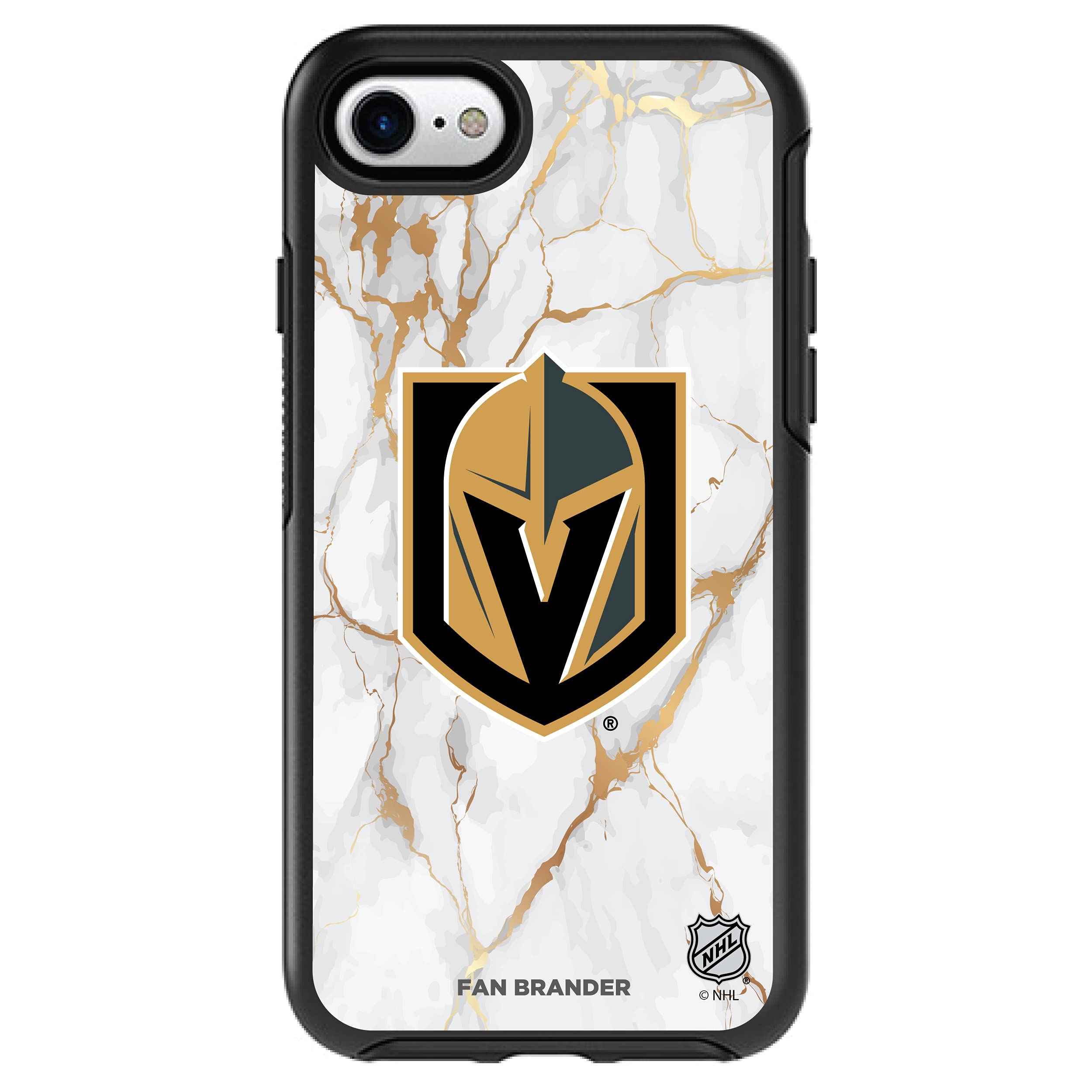 NHL OtterBox Symmetry iPhone Case - White Marble Design for Apple iPhone | Durable Protection for Sports Fans