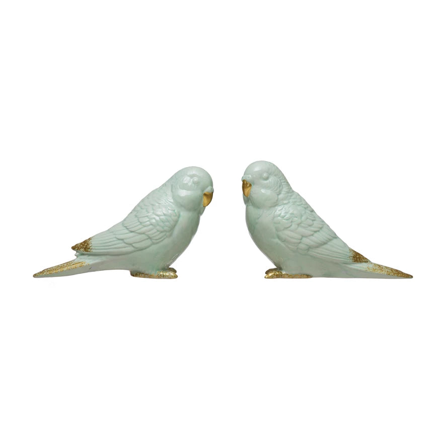 Premium Ceramic Parakeet Bird Feeder - Durable & Decorative Outdoor Bird Feeding Dish for Small Birds - Perfect for Garden, Patio, or Backyard Bird Watching