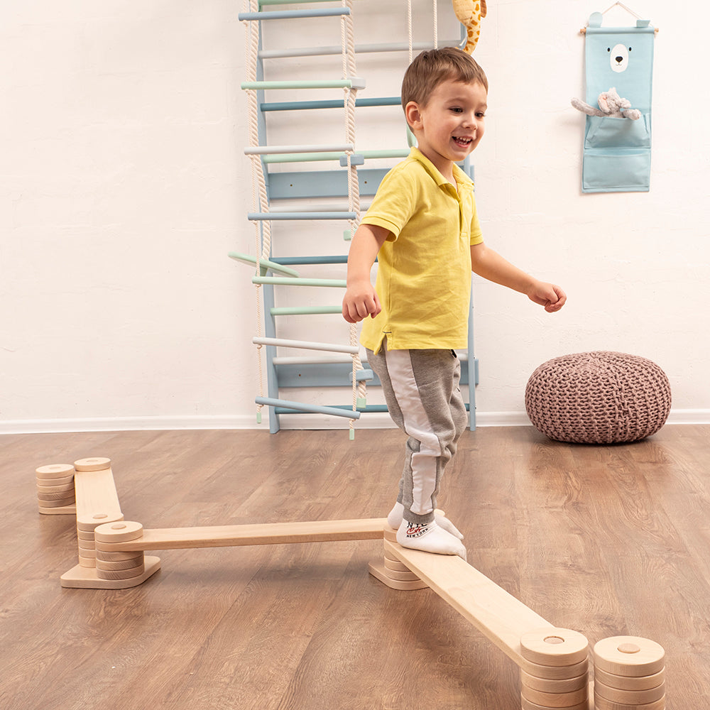 Kids Balance Beam - Non-Slip Gymnastics Training Equipment for Toddlers & Children - Perfect for Indoor/Outdoor Play, Yoga, and Motor Skill Development