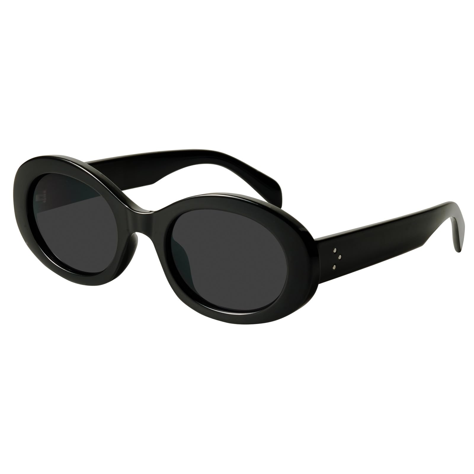 **Mosanana Oval Retro Trendy Sunglasses for Women - 90s Vintage Style Cat Eye Shades MS52371 - Perfect for Beach, Driving & Fashion Accessories**