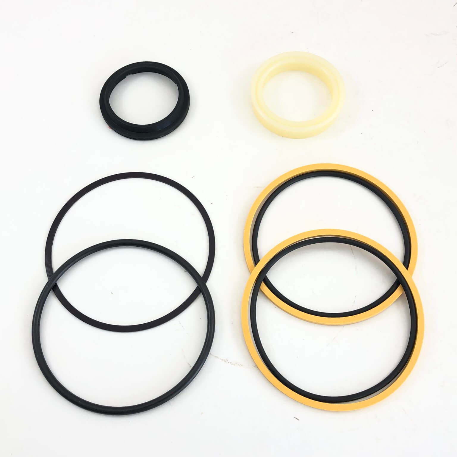 Bobcat 730 731 732 Loader Bucket Tilt Cylinder Seal Kit with Insert Wiper Type 2 - Replacement Hydraulic Seal Repair Kit for Skid Steer Loaders - Perfect for Construction, Landscaping & Farm Equipment Maintenance