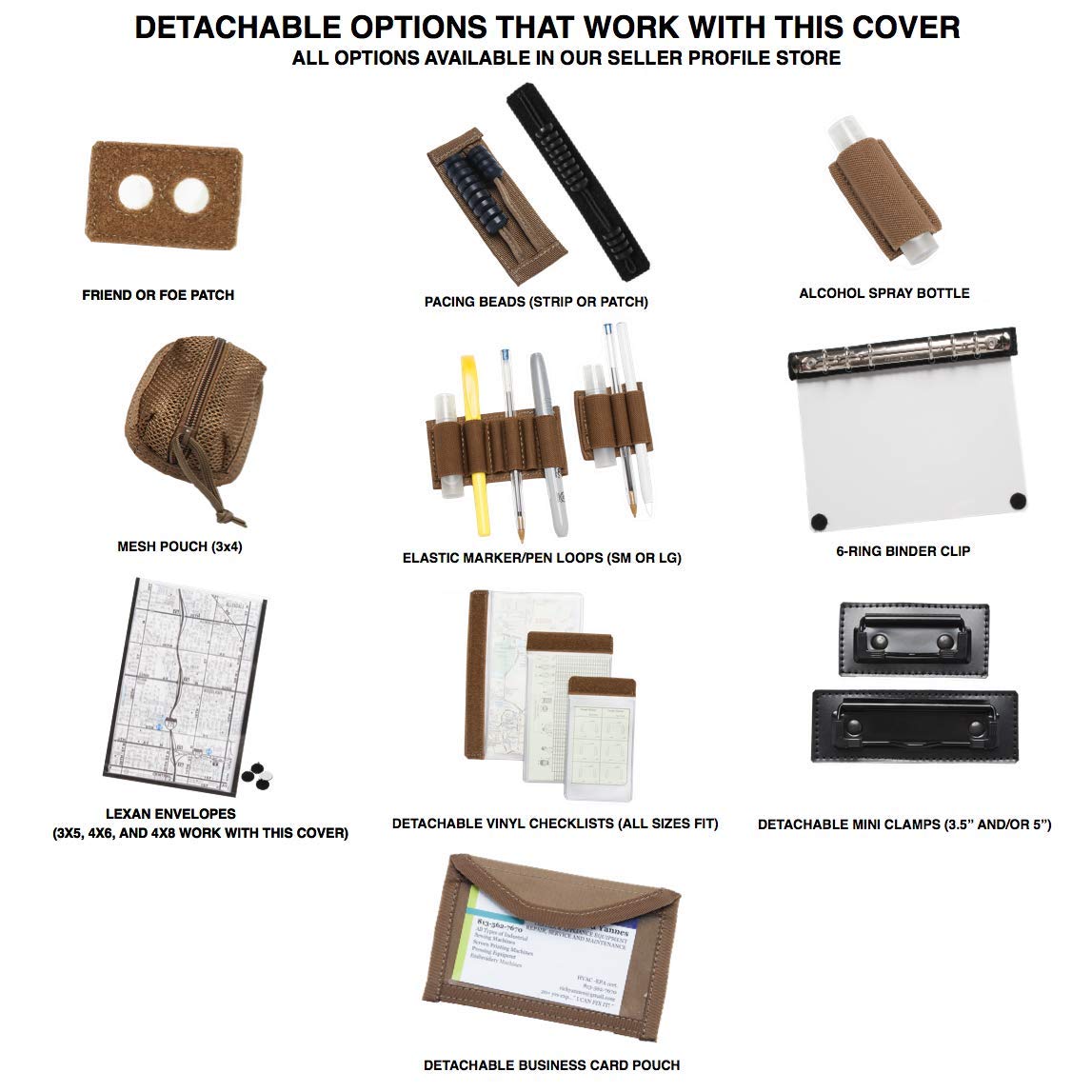 Tactical Military Notebook Cover - A5 Size 5.5