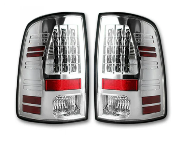 2009-2023 Dodge RAM 1500 Classic LED Tail Lights - Clear Lens (OEM Replacement) | Enhanced Visibility & Style for Night Driving & Off-Road Adventures