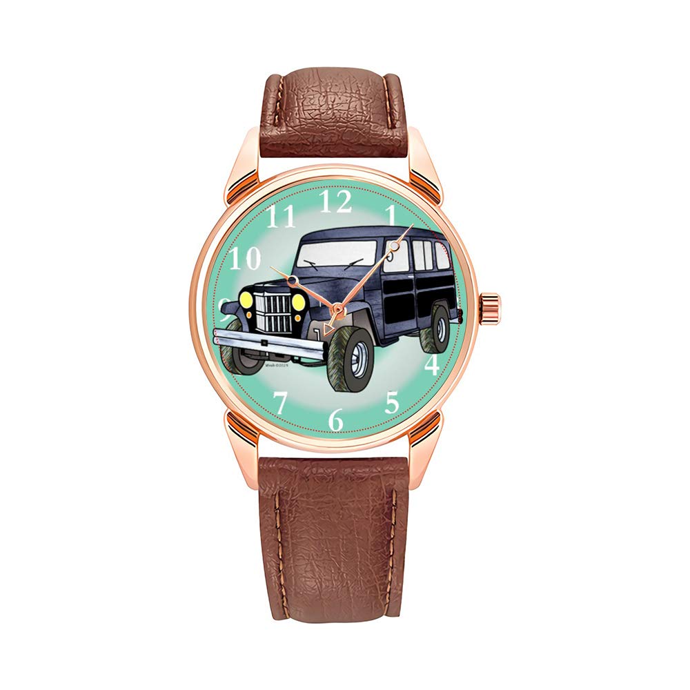 **Men's Luxury Quartz Watch - Waterproof Business Chronograph with Luminous Hands & Brown Leather Strap - Perfect for Office, Gifts & Formal Occasions**    (Note: Removed 