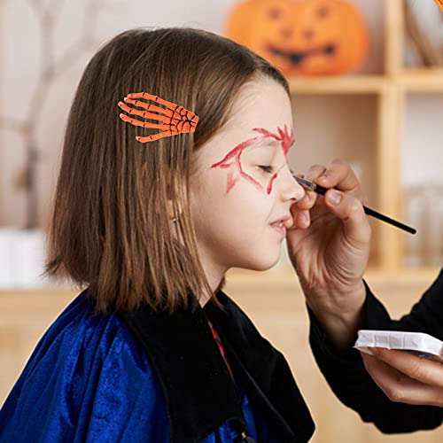 Spooky Skeleton Hair Clips - Halloween Hair Accessories for Women & Girls - Perfect for Costume Parties