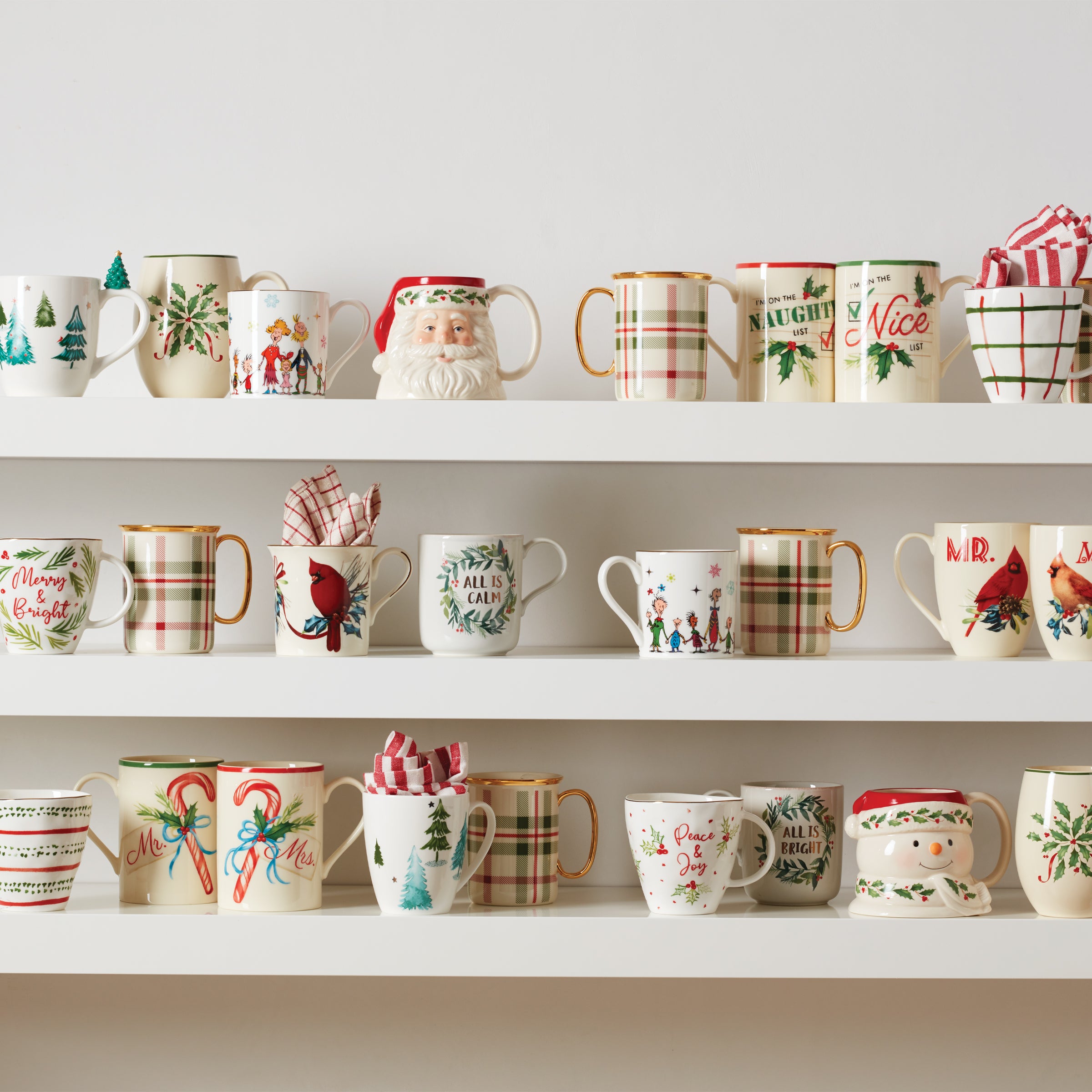Premium Balsam Lane Ceramic Coffee Mugs Set of 4 - Elegant Stoneware Cups for Hot & Cold Beverages - Perfect for Home, Office, or Gift Giving
