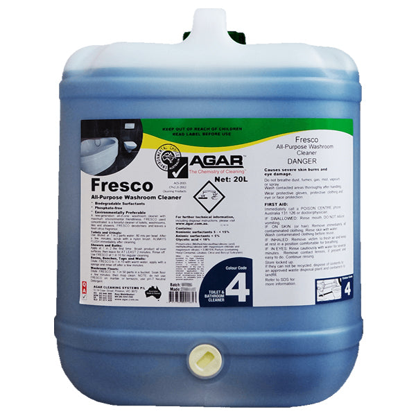 Eco-Friendly All-in-One Washroom Cleaner | Agar Fresco | Safe for Bathrooms, Kitchens & Tiles | Gentle Yet Powerful Cleaning