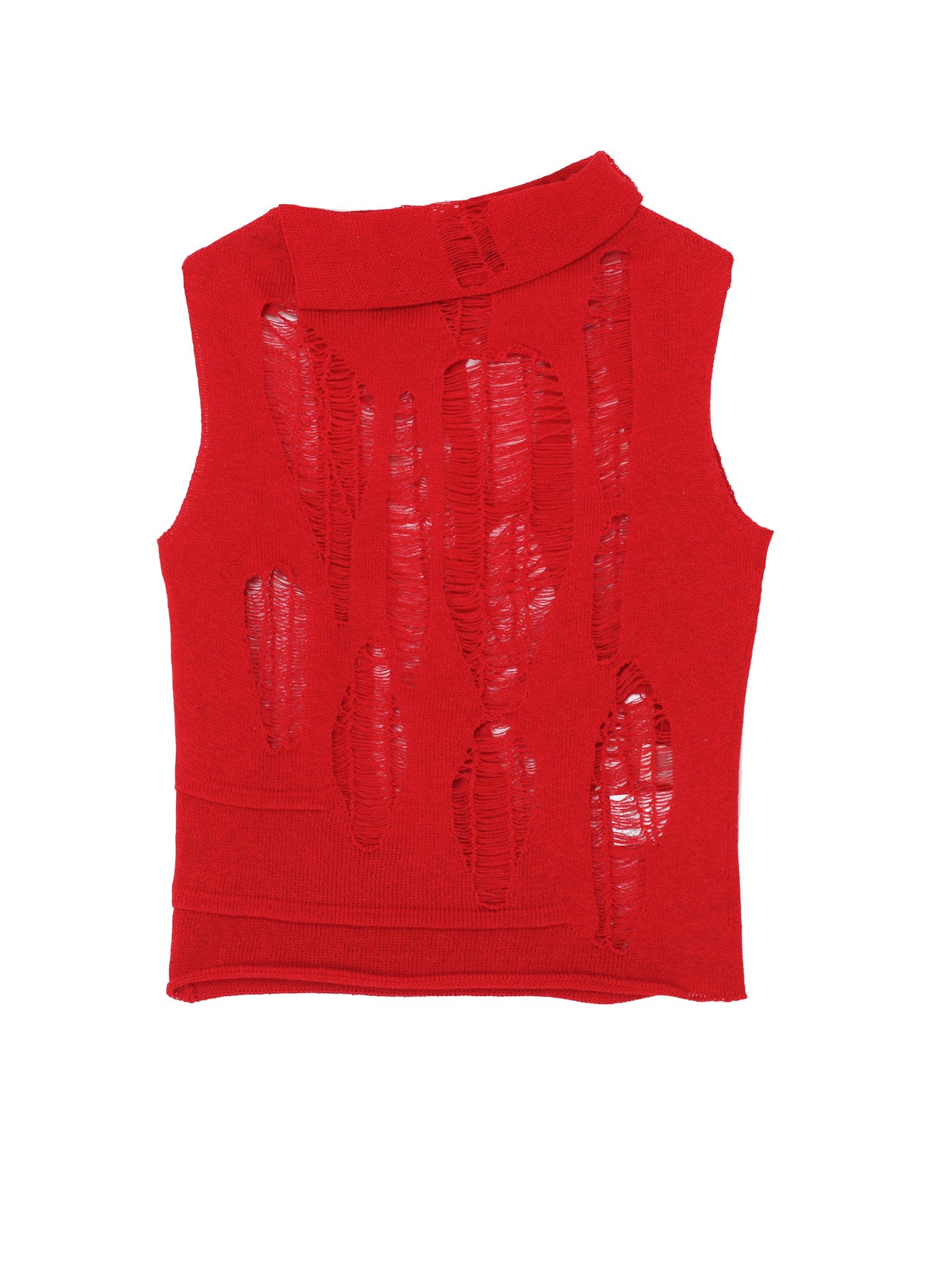 CRUSH PLAIN STITCH CRUSHED SLEEVELESS KNIT TOP - Women's Fashion Summer Casual Wear for Beach, Party & Everyday Outfits