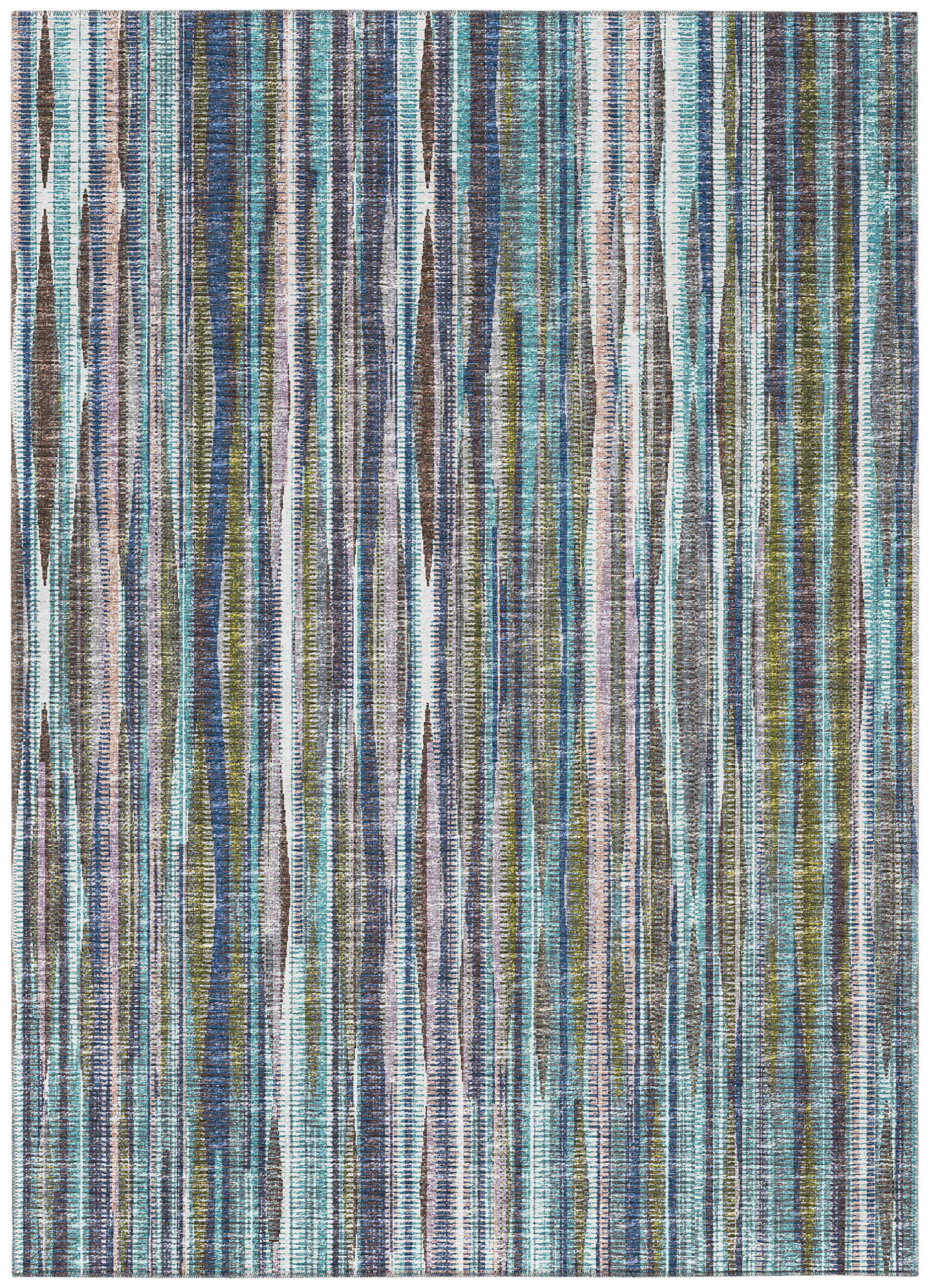 Waverly 9' x 12' Indoor Outdoor Area Rug - Stain Resistant, Machine Washable, Non-Shedding - Perfect for Bedroom, Living Room, Dining Room & Kitchen - Addison Rugs AWA31 Plum