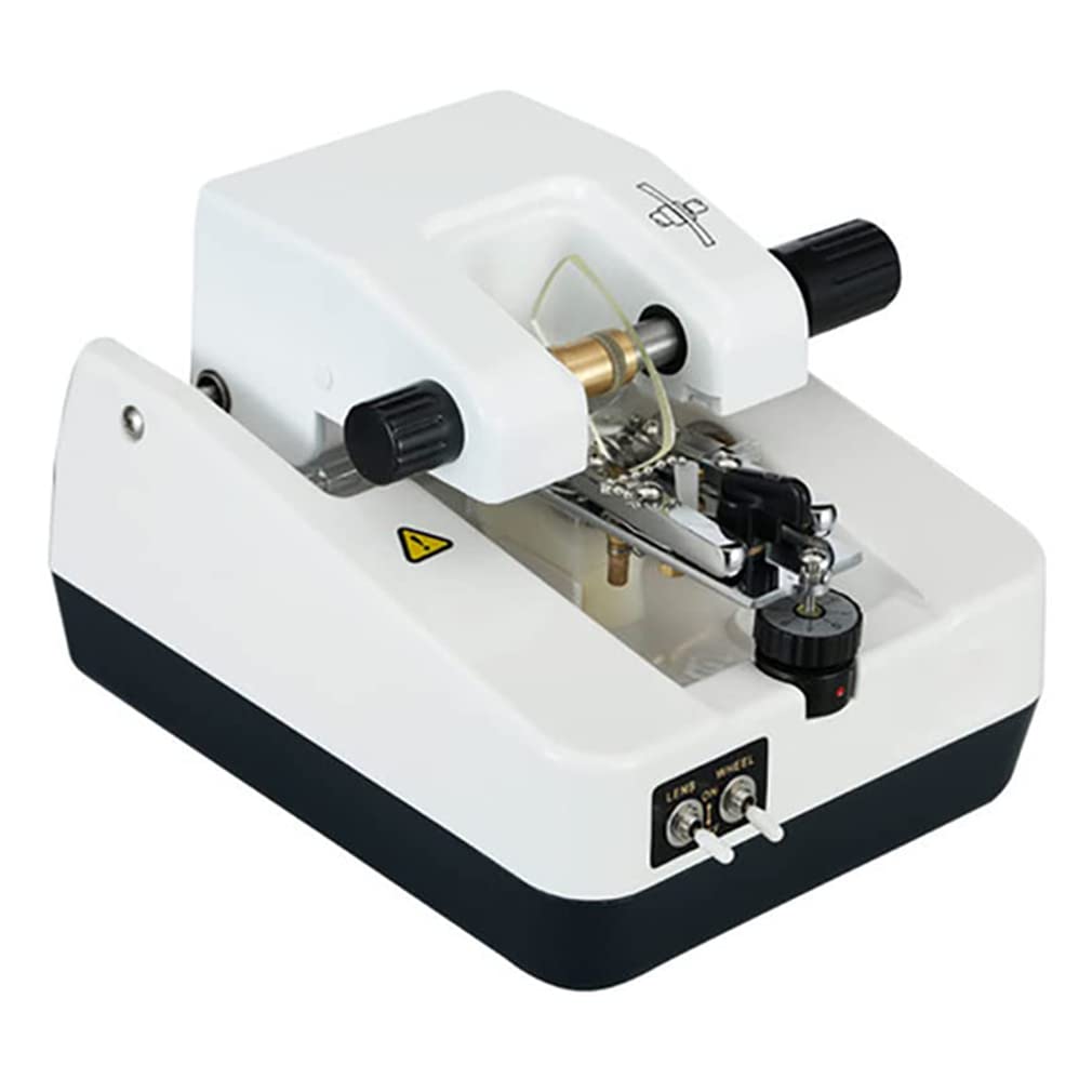 Automatic Glass Lens Grinder Machine - Optical Lens Grooving Tool for Eyeglass Lens Processing | Perfect for Eyeglass Repair & Optical Workshops