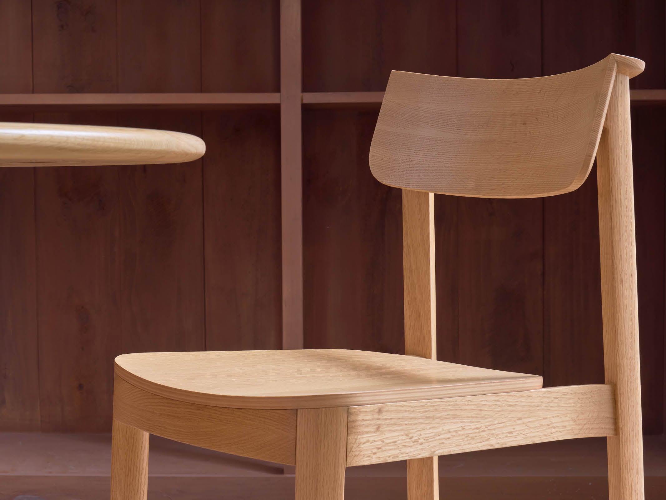 Modern Noki Dining Chair - Sturdy Wooden Kitchen Chair with Comfortable Cushion - Perfect for Dining Room, Kitchen, Breakfast Nook & Home Decor
