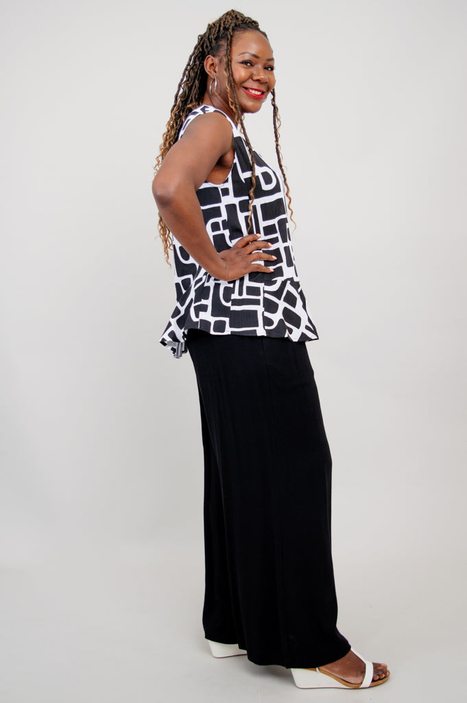 Ginny Tank Top - Soft Linen Bamboo Blend for Women - Perfect for Summer Outfits, Beachwear & Casual Style