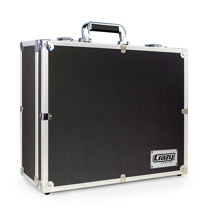 Crazy Skate Aluminum Case - Durable & Lightweight Skateboard Carrying Case for Travel & Storage | Perfect for Skateboarders & Longboarders