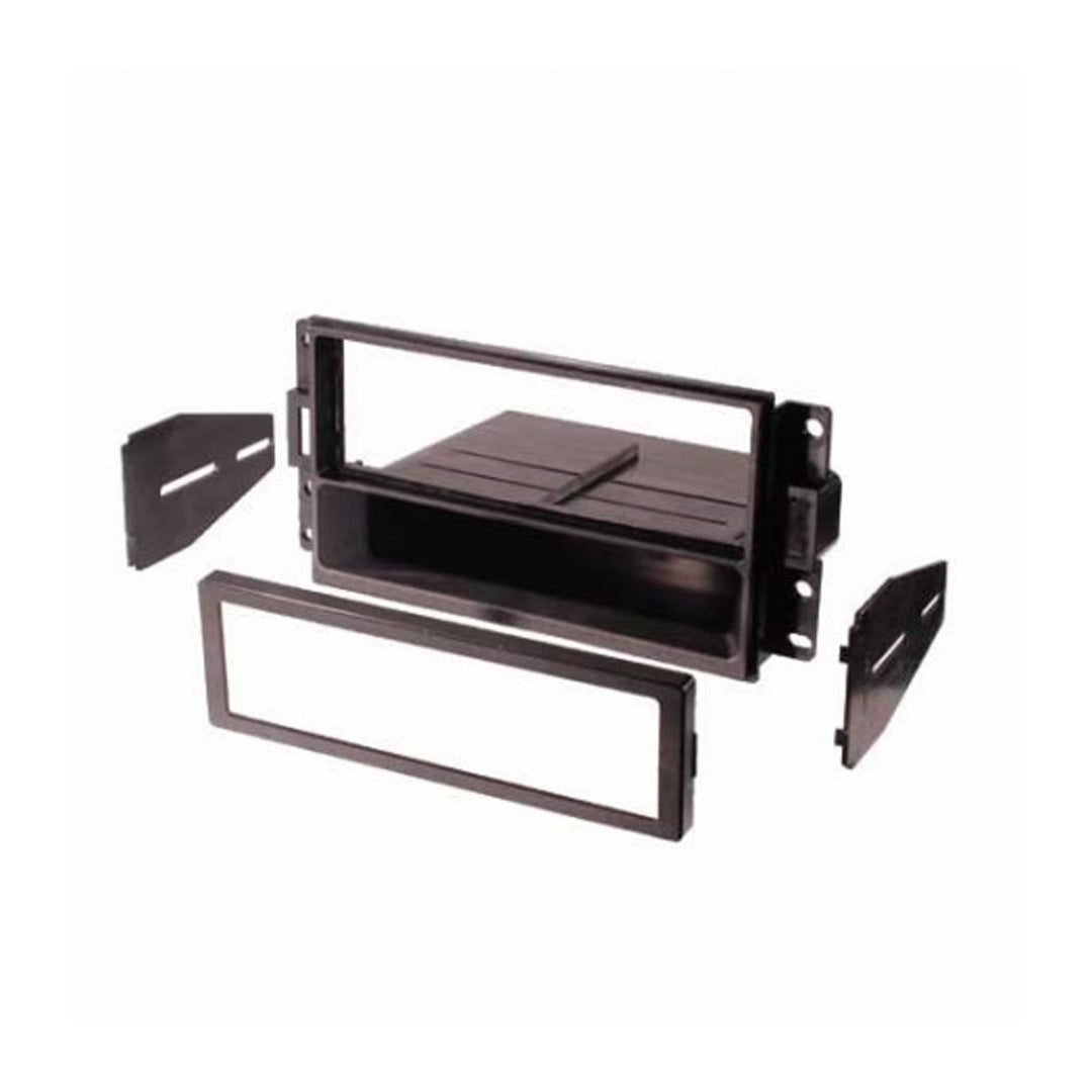 GMK394 Single DIN Car Stereo for 2004-2008 Pontiac Grand Prix | ISO Radio Installation Kit with Storage Pocket | Perfect for Road Trips & Daily Commutes