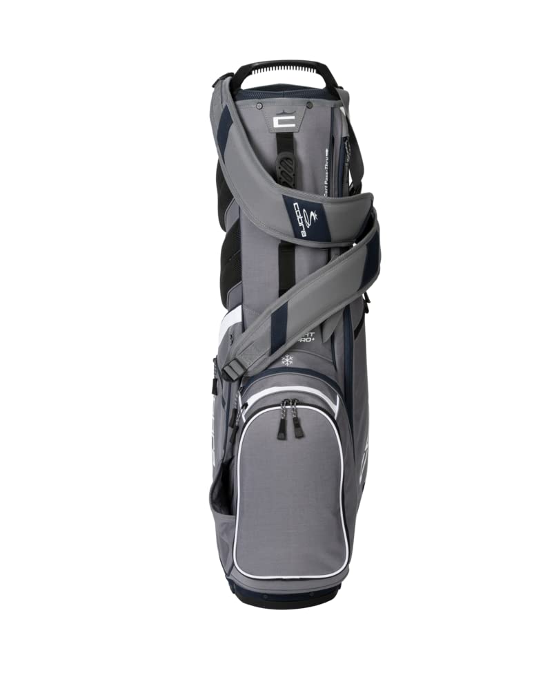 Cobra Golf 2022 Ultralight Pro Stand Bag - Lightweight Golf Bag with Dual Straps & 14-Way Divider (Quiet Shade-Navy Blazer) - Perfect for Golfers & Travel | Durable & Water-Resistant for Course & Range Use