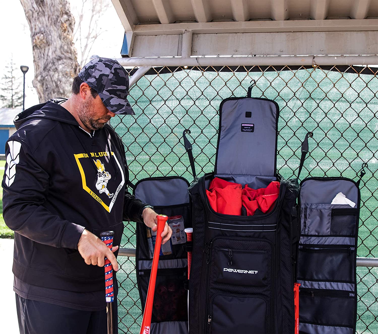 PowerNet All Gear Transporter - Heavy Duty Equipment Carrier for Construction, Camping & Outdoor Adventures | Durable Transport Solution for Tools, Gear & Supplies