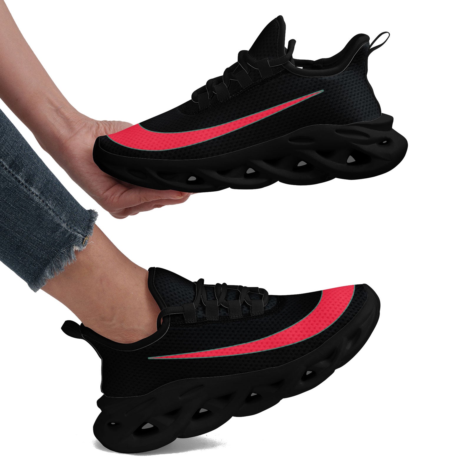 Custom Maxsoul Personalized Sneakers - Breathable Lightweight Running Shoes for Men & Women | Perfect for Gym Workouts, Jogging & Casual Wear (Model FN003 E020109)