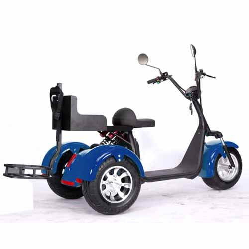 2000W 60V Electric Fat Tire Trike - 3 Wheel Scooter Moped Bike with Golf Rack, Similar to CityCoco Bike CT 3G - Perfect for Commuting, Golf Course Transport & Urban Adventure