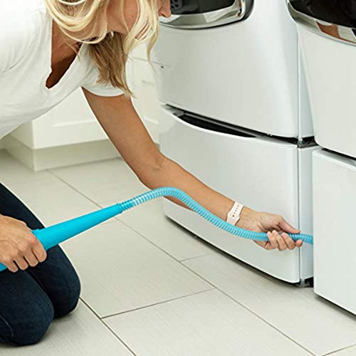 Flexible Dryer Vent Cleaner Kit - Lint Vacuum Attachment for Most Vacuums | Easy Hose Connection | Perfect for Home Laundry Maintenance & Dryer Fire Prevention