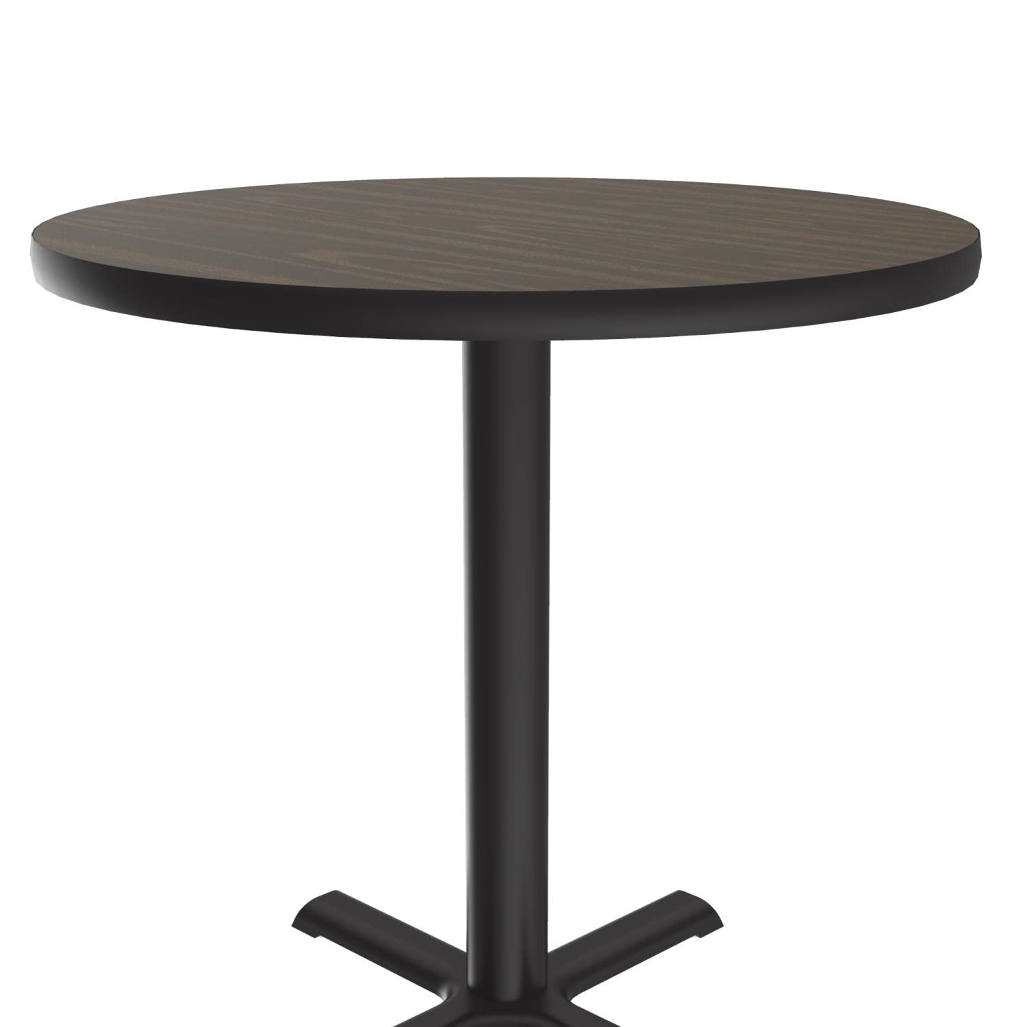 BXT30R-01 Adjustable Height Commercial Cafe Table - Heavy Duty Breakroom Table for Restaurants, Offices & Coffee Shops - Perfect for Dining, Meetings & Workstations