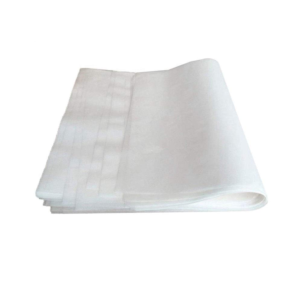 HLWJ 500-Count Food Wrapping Paper Sheets - White Greaseproof Wax Paper for Bread, Sandwich, Hamburger & Fries - Perfect for Baking, Kitchen Use & Food Packaging (Color: White) | Ideal for Restaurants, Cafes & Home Cooking