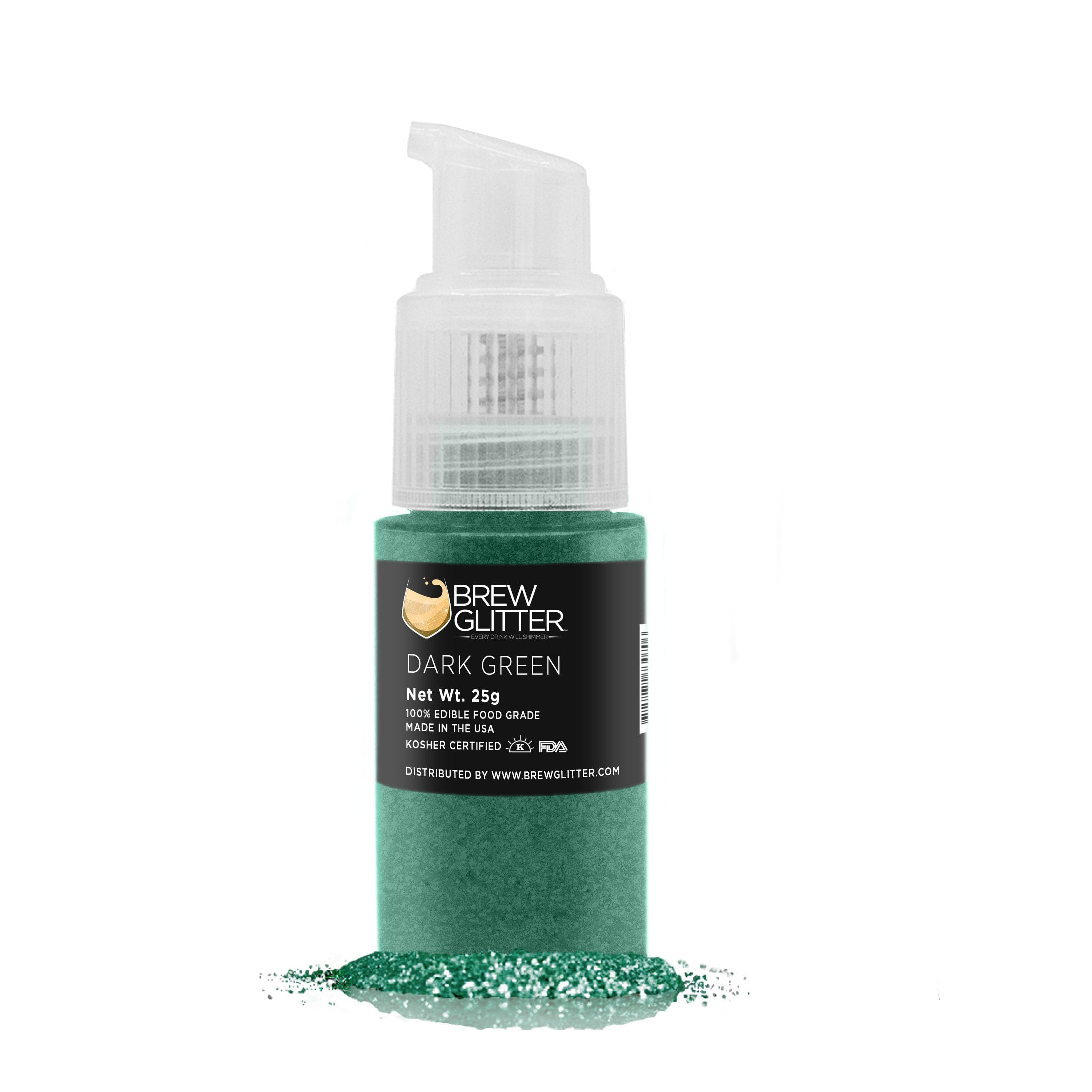 Dark Green Brew Glitter® Spray Pump - Bulk Wholesale for DIY Crafts, Party Decor & Nail Art - Perfect for Festive Events & Creative Projects