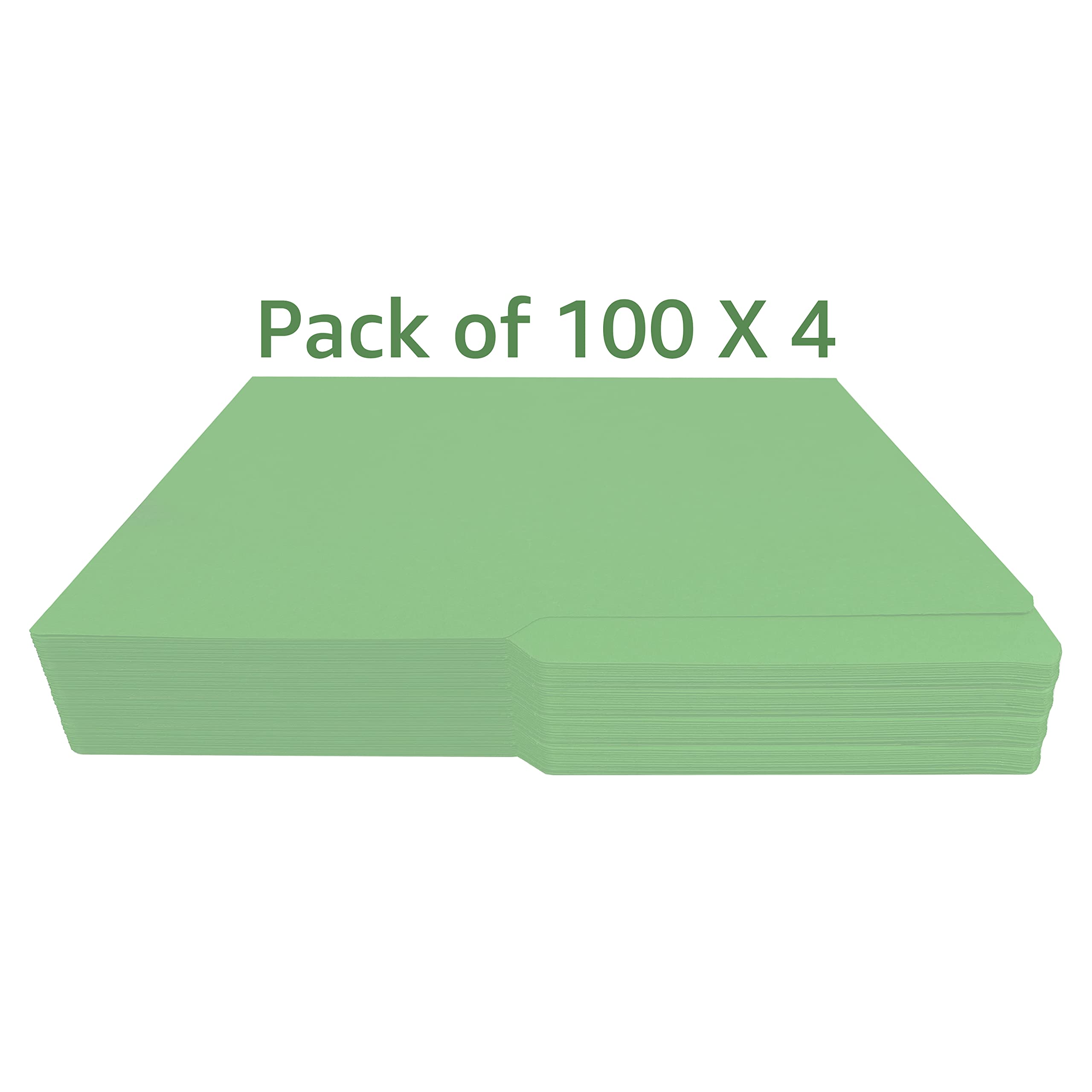 uBoxes Legal Folders - 100 Pack (4 Boxes of 25) - Green Letter Size File Folders for Office, Court & Document Organization | Perfect for Lawyers, Paralegals & Legal Professionals