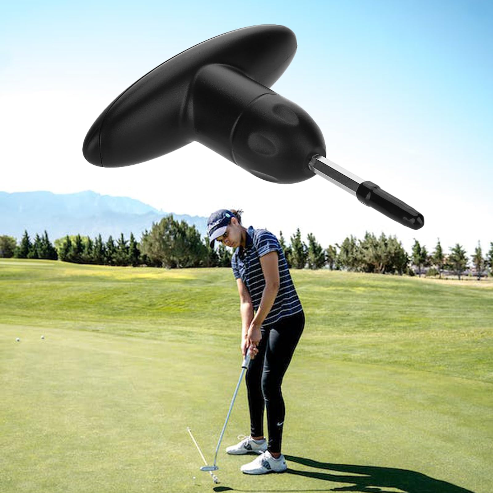 **Premium Golf Wrench Torque Tool - Adjustable Golf Shaft Adapter for Drivers & Clubs - Lightweight Replacement & Adjustment Wrench - Perfect for Club Repair, Customization & On-Course Adjustments**