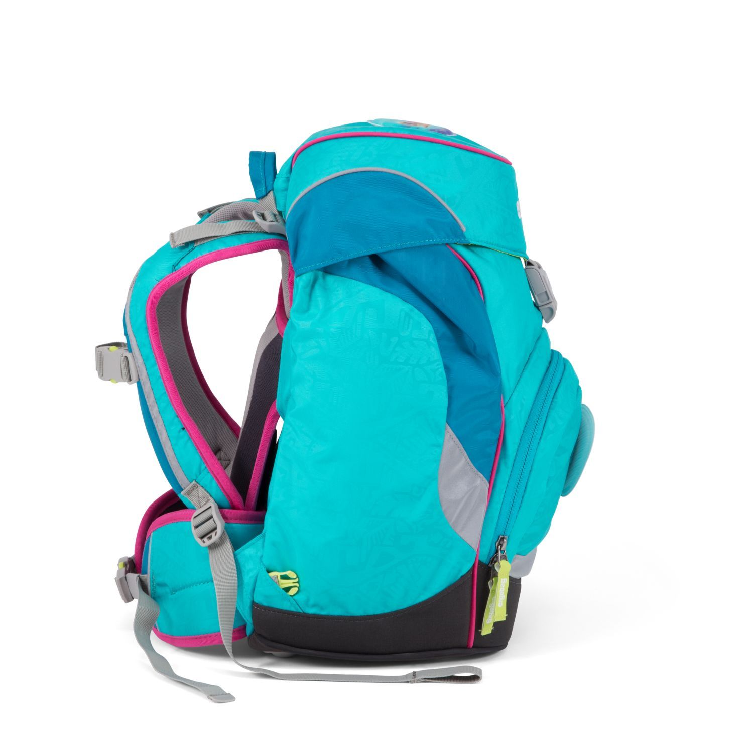 Ergobag Prime School Backpack with Hula Hoop Design - Lightweight, Durable & Ergonomic for Kids & Teens - Perfect for School, Travel & Outdoor Adventures