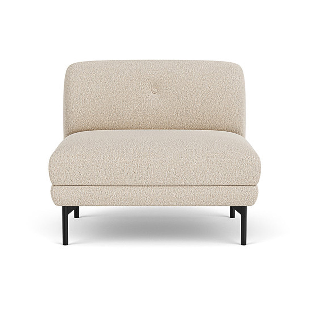 Alfred Boucle Modular Armless Sectional Sofa - Modern Comfort for Living Room, Lounge & Office Spaces