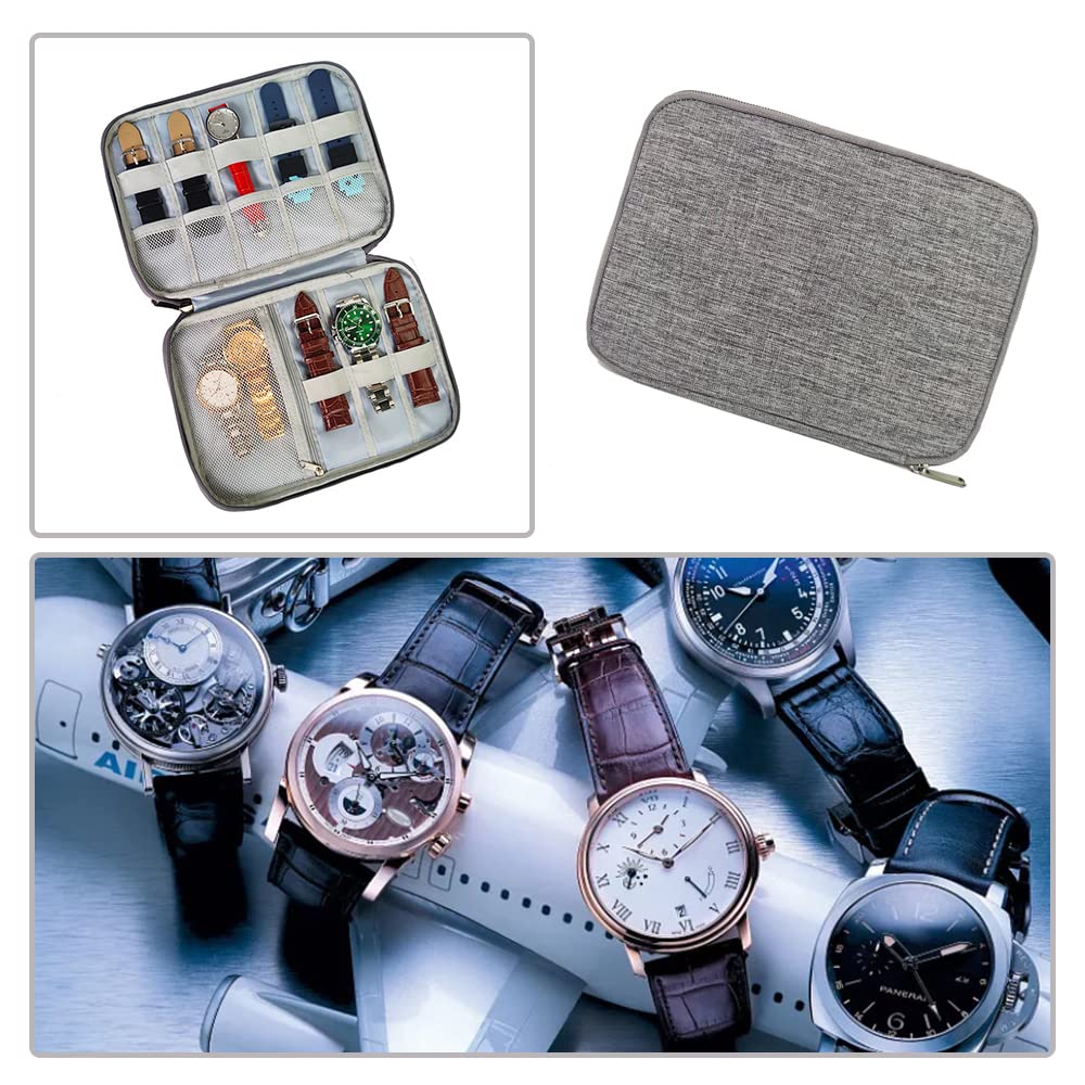 Durable Watch Case Organizer - Premium Watch Band Storage Box for Watches & Accessories | Perfect for Travel, Home & Office Organization