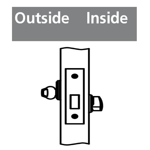 Corbin Russwin DL4117 Classroom Function Mortise Deadlock - Secure Lock for School Doors, Offices & Commercial Buildings | Heavy-Duty & Durable Security Solution