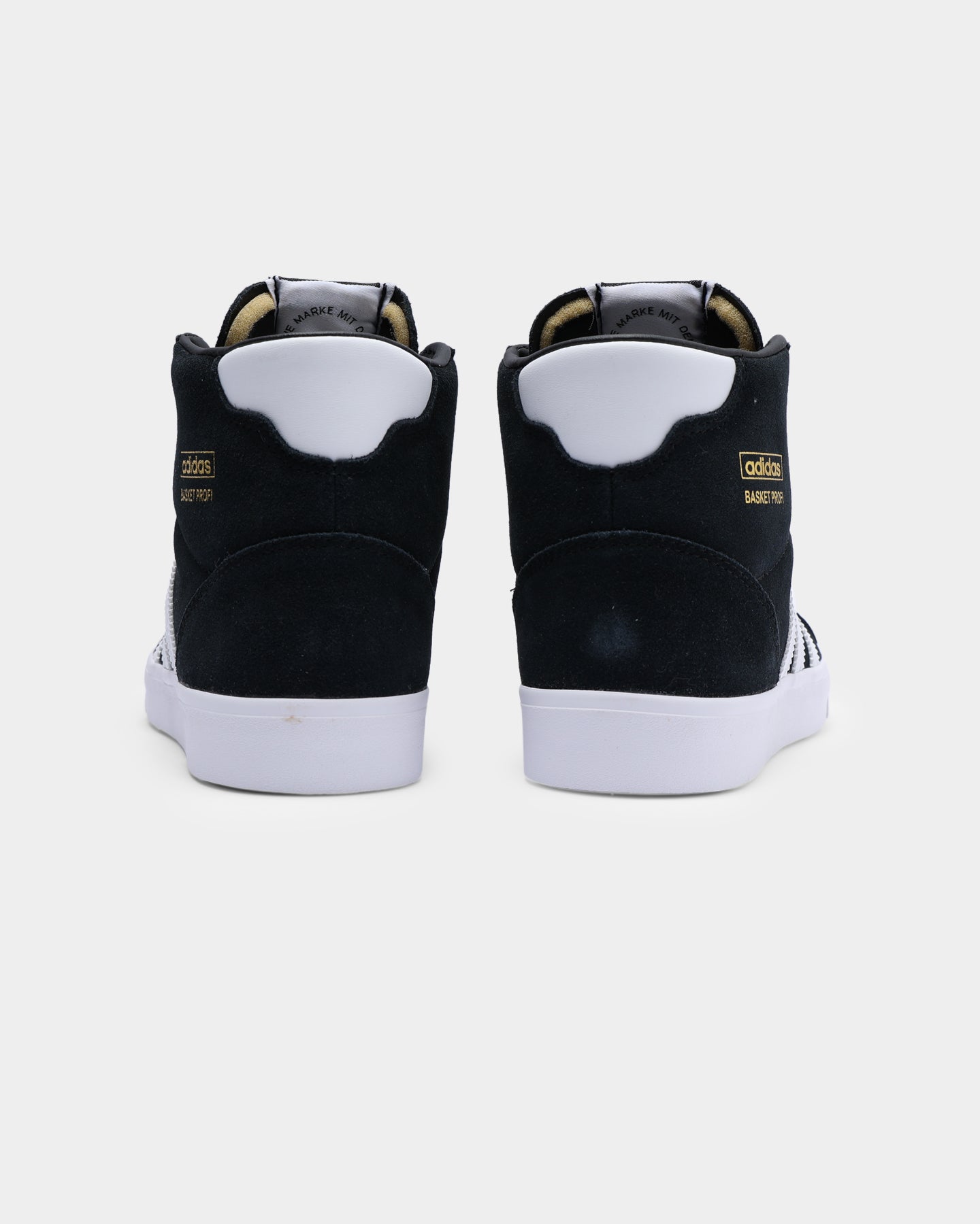 Adidas Basket Profi Sneakers - Black, White & Gold Basketball Shoes for Men & Women | Perfect for Casual Wear, Street Style & Sports Performance