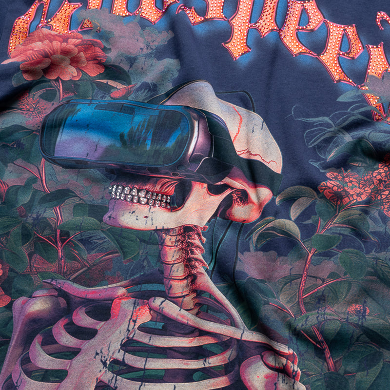 Godspeed New York Vision Pro VVS Tee - Premium Navy Blue T-Shirt for Men | Streetwear Fashion & Casual Everyday Wear