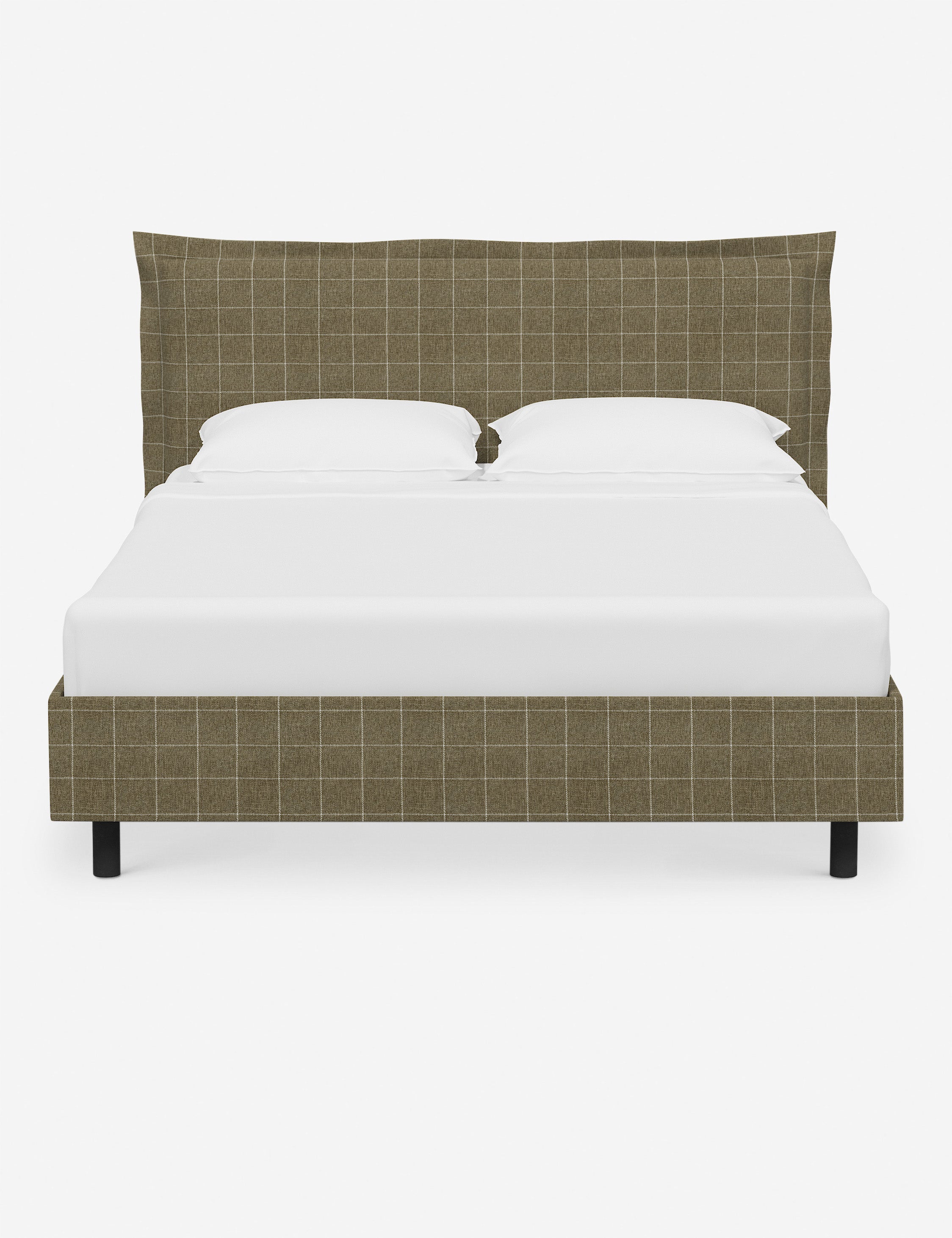 Elara Modern Platform Bed Frame - Queen Size, Wooden Slat Support, Sturdy & Noise-Free - Perfect for Bedroom, Guest Room, or Apartment