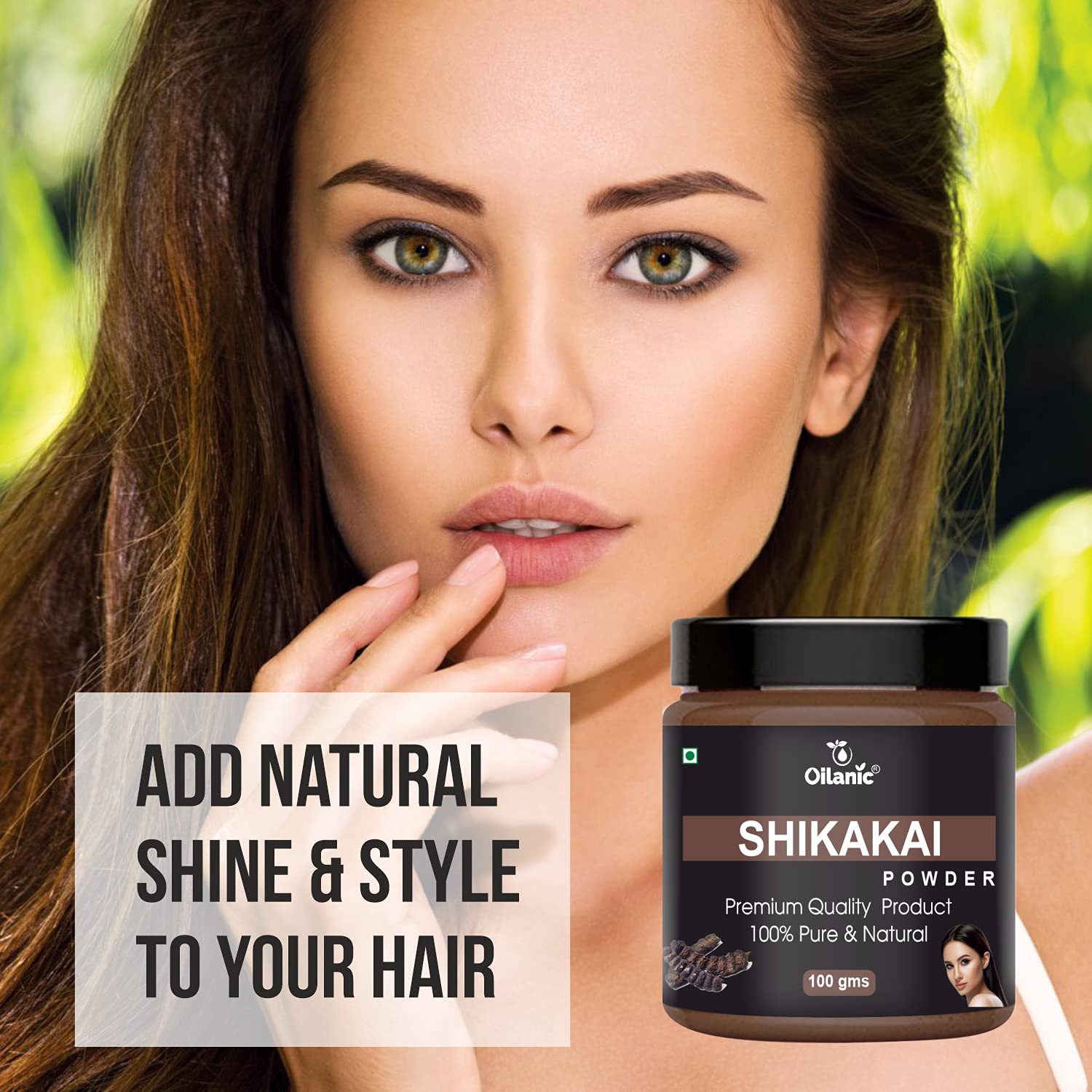 Oilanic 100% Pure & Natural Shikakai Powder for Skin & Hair Care - 3 Pack (300g Each) | Organic Ayurvedic Treatment for Dandruff, Hair Growth & Glowing Skin | Perfect for DIY Hair Masks & Natural Skincare Routines