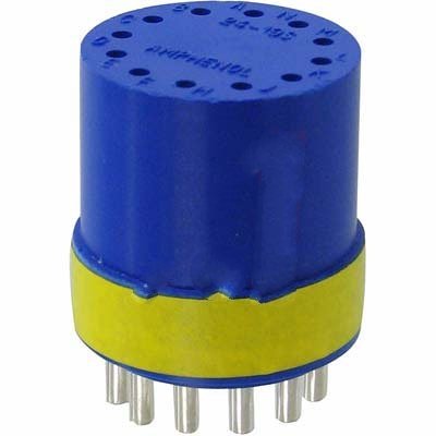 Amphenol Industrial 97-24-19S 97 Series Solder Type Connector Inserts - 24 Shell Size, Crimp/Solder Termination, 24-19 Insert Arrangement - Ideal for Industrial Equipment, Automation Systems & Harsh Environment Applications
