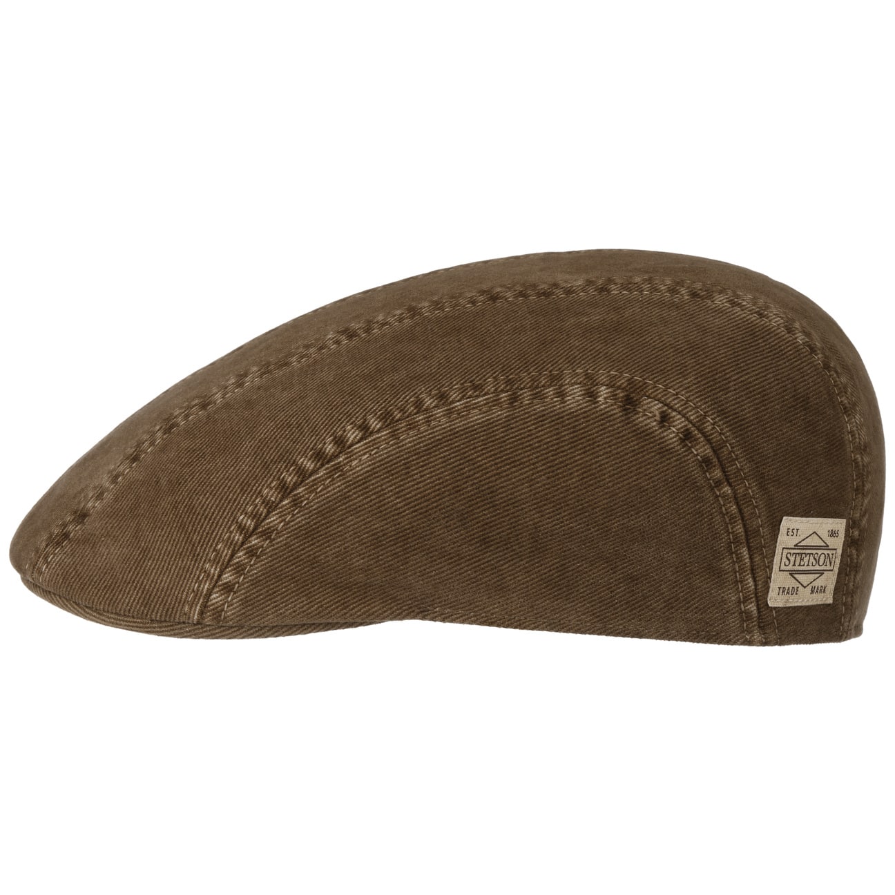 Stetson Soft Vintage Cotton Ivy Flat Cap for Men - Classic Retro Style Hat for Casual Wear, Outdoor Activities & Fashion Accessories