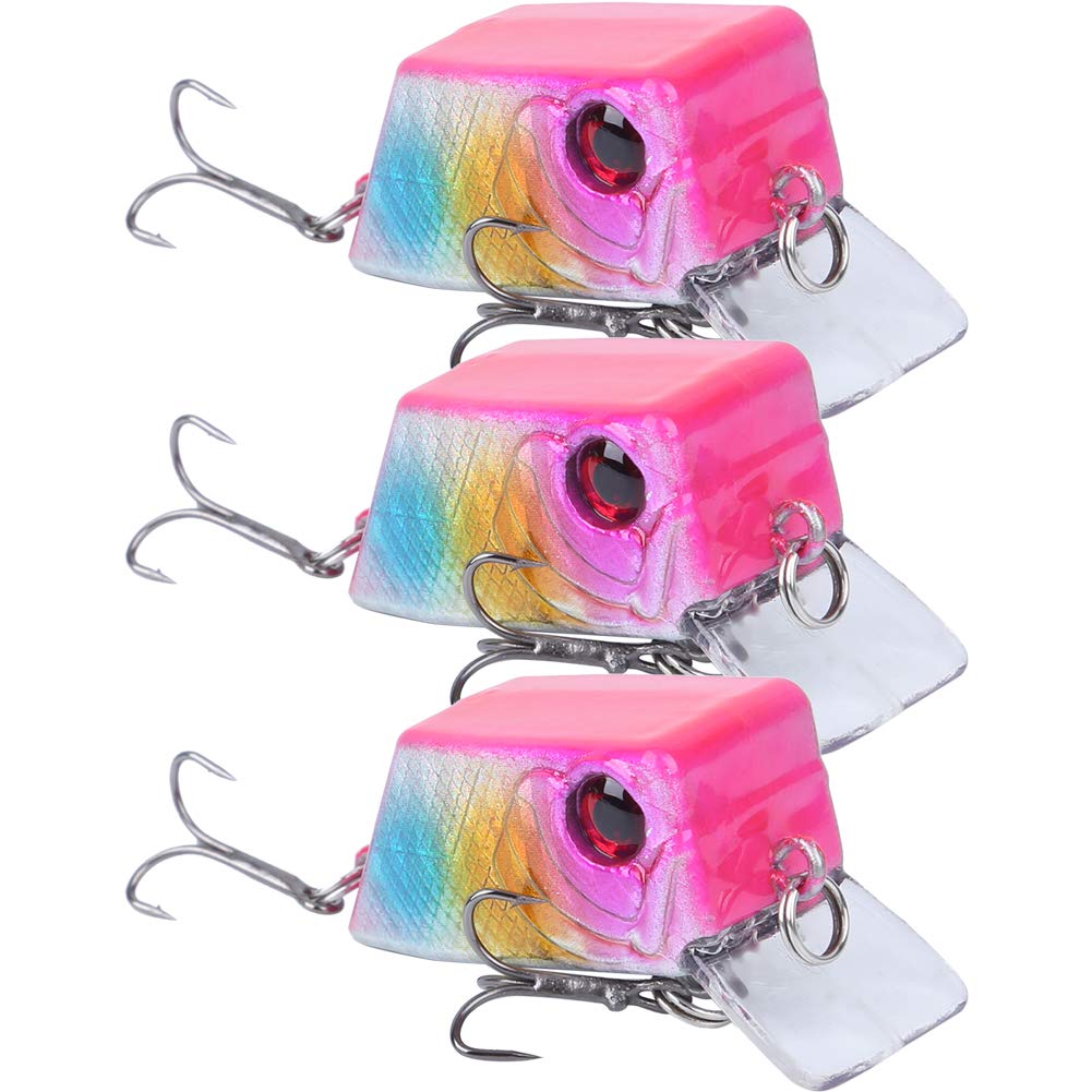 Premium Artificial Fishing Lures - 10-Piece Mini Bait Set for Bass, Trout & Saltwater Fish | Durable Tackle Gear for River, Pond & Ocean Fishing | Perfect for Freshwater & Saltwater Anglers | Great Gift for Fishing Enthusiasts | Use for Casting, Trolling & Ice Fishing Adventures